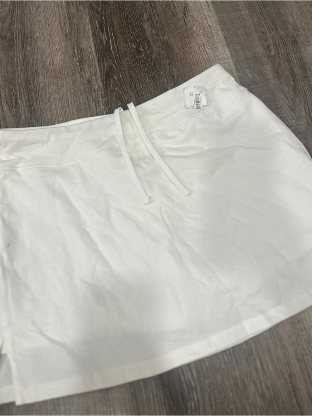 Athletic Works White Drawstring Skort - Classic Activewear